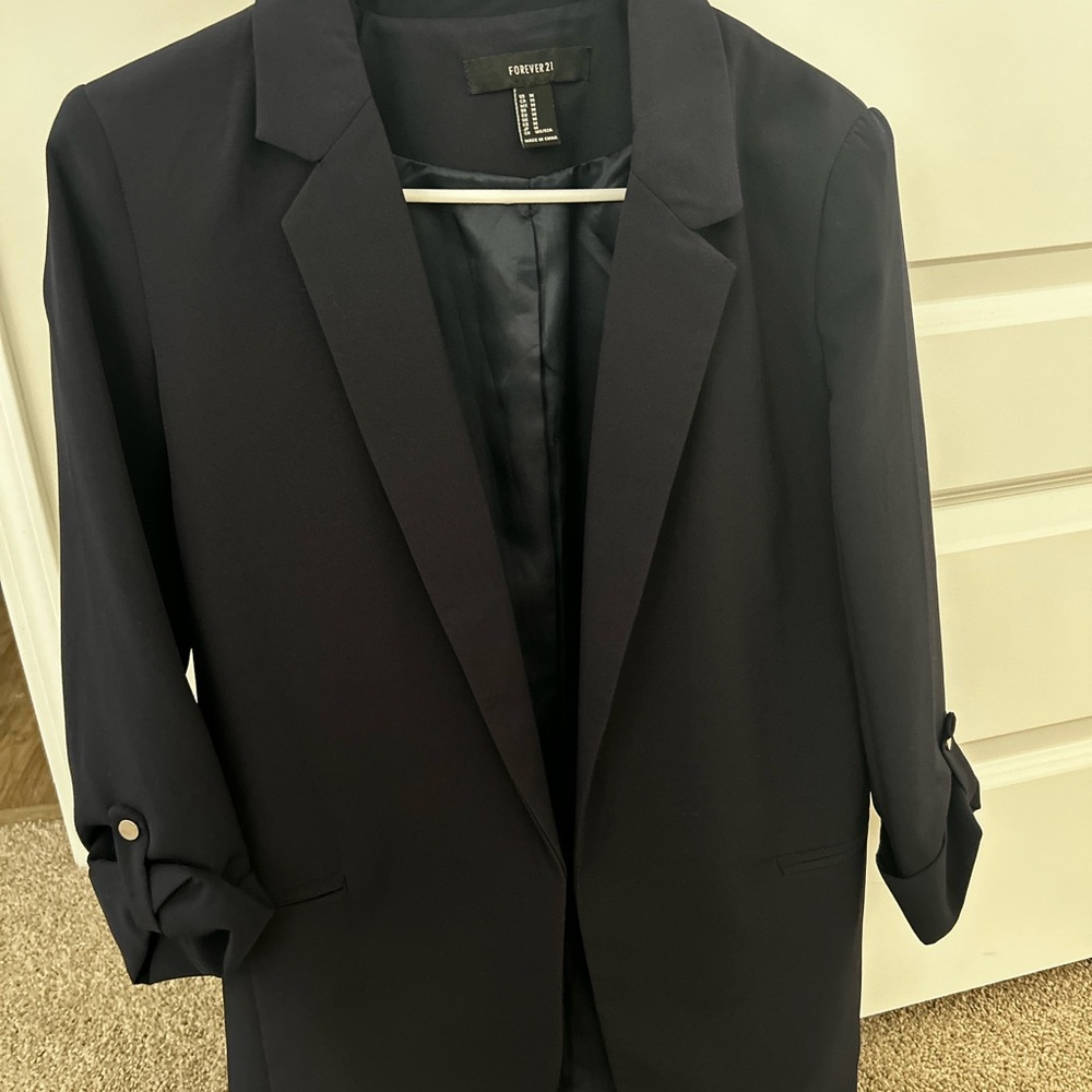 Forever 21 Navy Blazer
